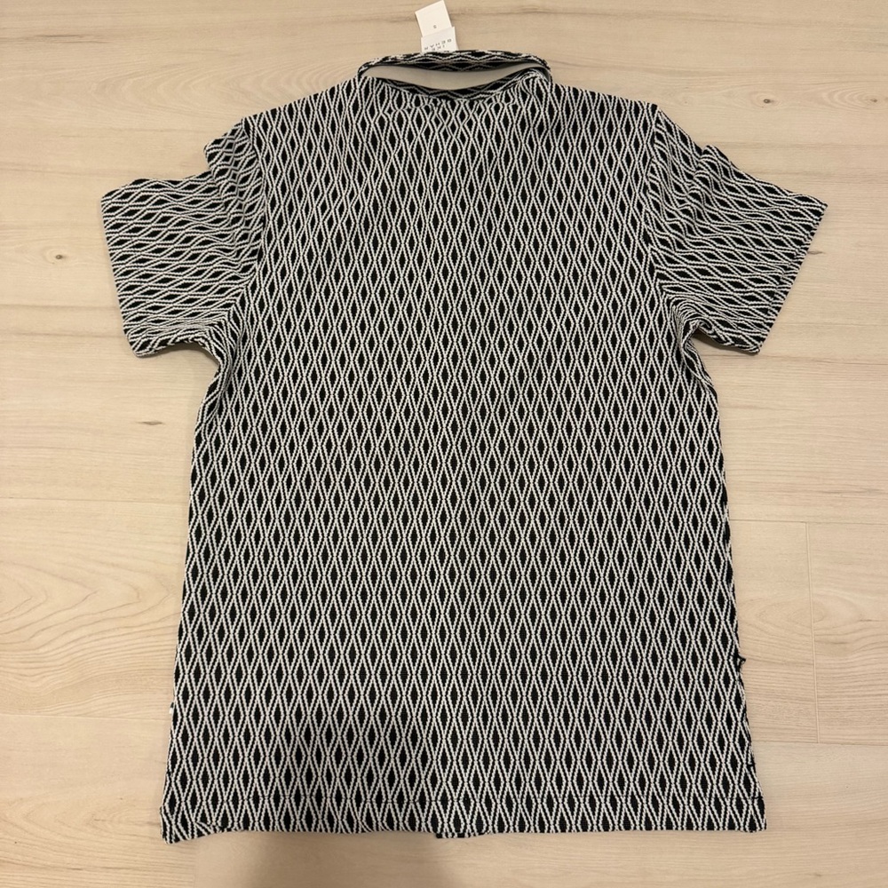 Ike Behar Black and White Shirt - Picture 6 of 6